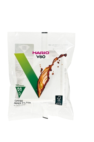 Hario paper coffee filter 100 τεμ