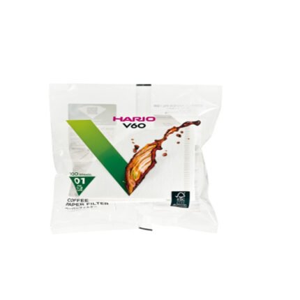 Hario Paper Filters 01 Λευκά 100τμχ