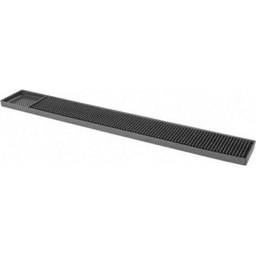 Λαστιχένιο bar mat σε μαύρο χρώμα. Bar mat Εξοπλισμος πάγκου .