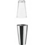 Boston Shaker Inox για κοκτέιλ με ποτήρι 75cl
